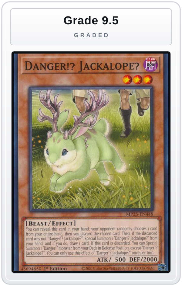 Graded - Danger!? Jackalope? — Grade 9.5 graded overlay