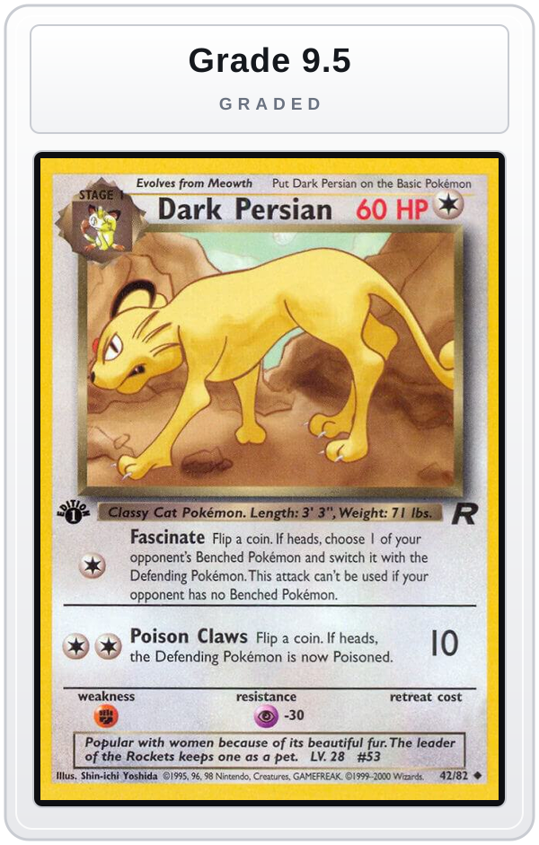 Graded - Dark Persian — Grade 9.5 graded overlay
