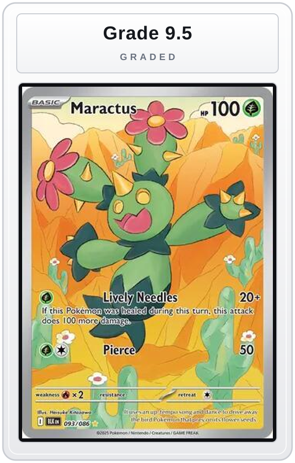 Graded - Maractus - 093/086 — Grade 9.5 graded overlay