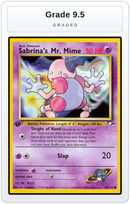 Graded - Sabrina's Mr. Mime — Grade 9.5 graded overlay