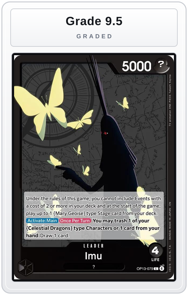 Graded - Imu — Grade 9.5 graded overlay