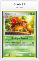 Graded - Parasect — Grade 9.5 graded overlay