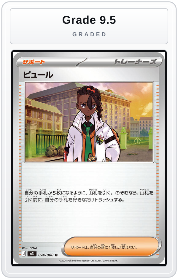 Graded - Naveen - 074/080 — Grade 9.5 graded overlay