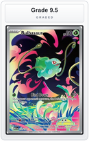 Graded - Bulbasaur - 133/132 — Grade 9.5 graded overlay