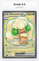 Graded - Whimsicott ex - 157/086 — Grade 9.5 graded overlay