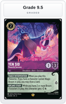 Graded - Yen Sid - Powerful Sorcerer (223/204) — Grade 9.5 graded overlay