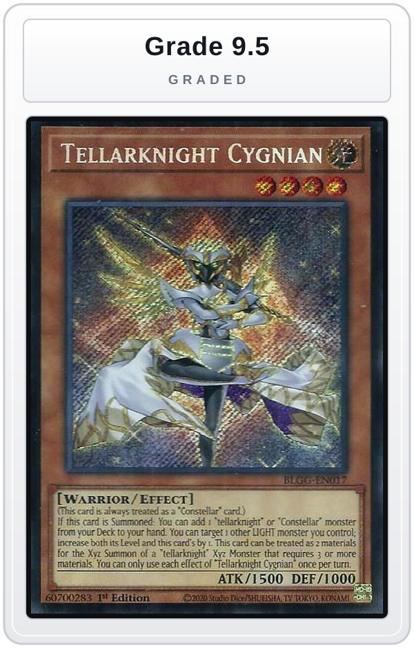 Graded - Tellarknight Cygnian — Grade 9.5 graded overlay