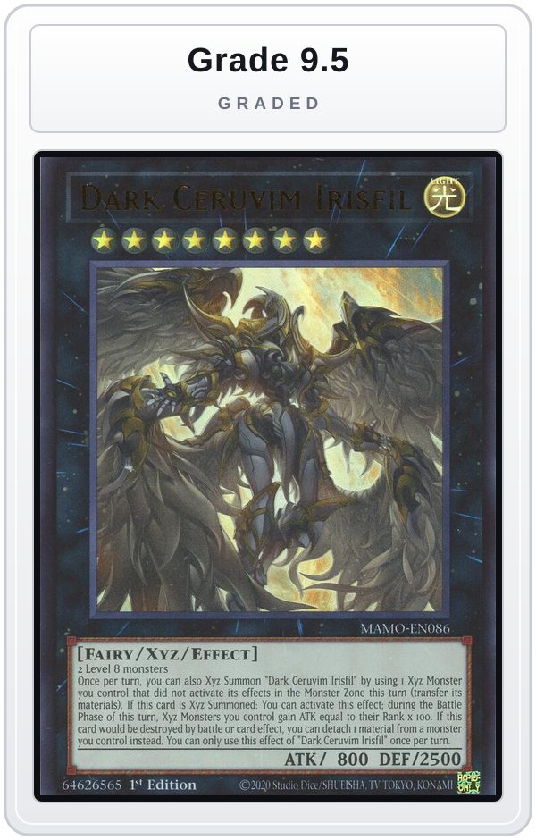 Graded - Dark Ceruvim Irisfil — Grade 9.5 graded overlay