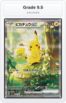 Graded - Pikachu ex -764/742 — Grade 9.5 graded overlay