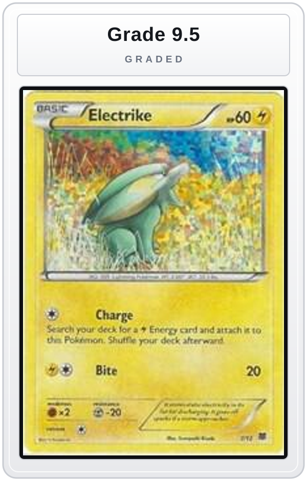 Graded - Electrike - 7/12 — Grade 9.5 graded overlay