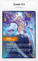 Graded - Yone - Blademaster (Overnumbered) — Grade 9.5 graded overlay