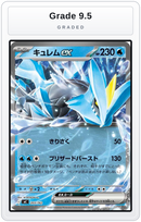 Graded - Kyurem ex — Grade 9.5 graded overlay