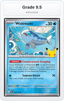 Graded - Wishiwashi — Grade 9.5 graded overlay