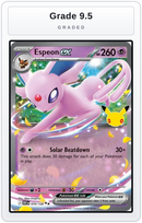 Graded - Espeon ex — Grade 9.5 graded overlay
