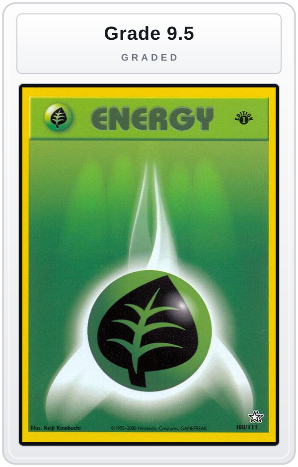 Graded - Grass Energy — Grade 9.5 graded overlay
