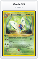 Graded - Butterfree — Grade 9.5 graded overlay