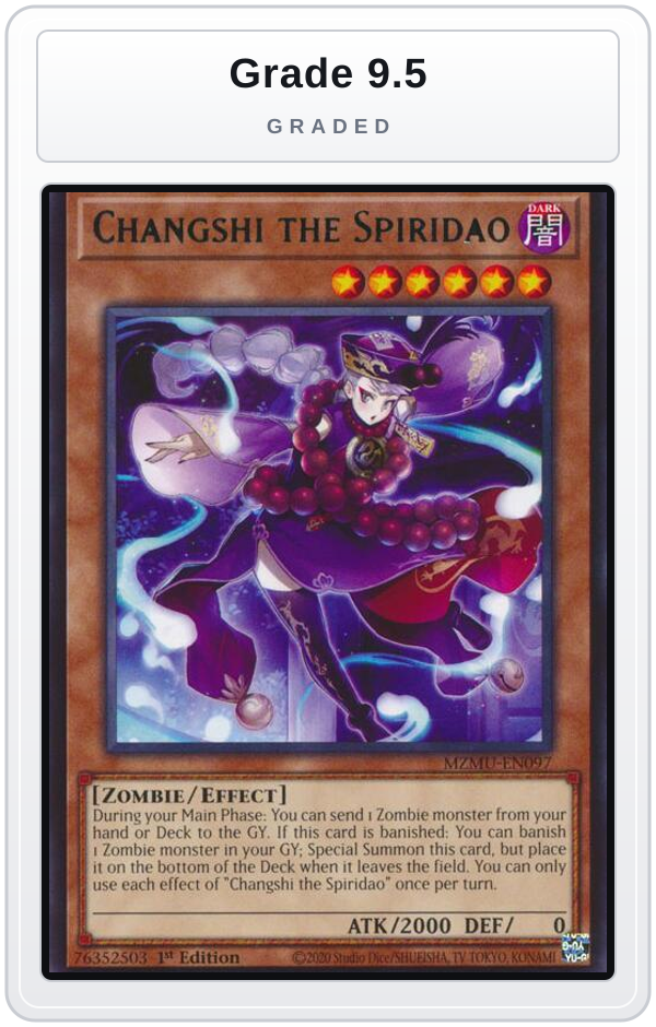 Graded - Changshi the Spiridao — Grade 9.5 graded overlay