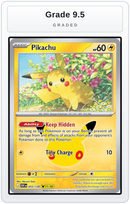 Graded - Pikachu - 033/128 — Grade 9.5 graded overlay