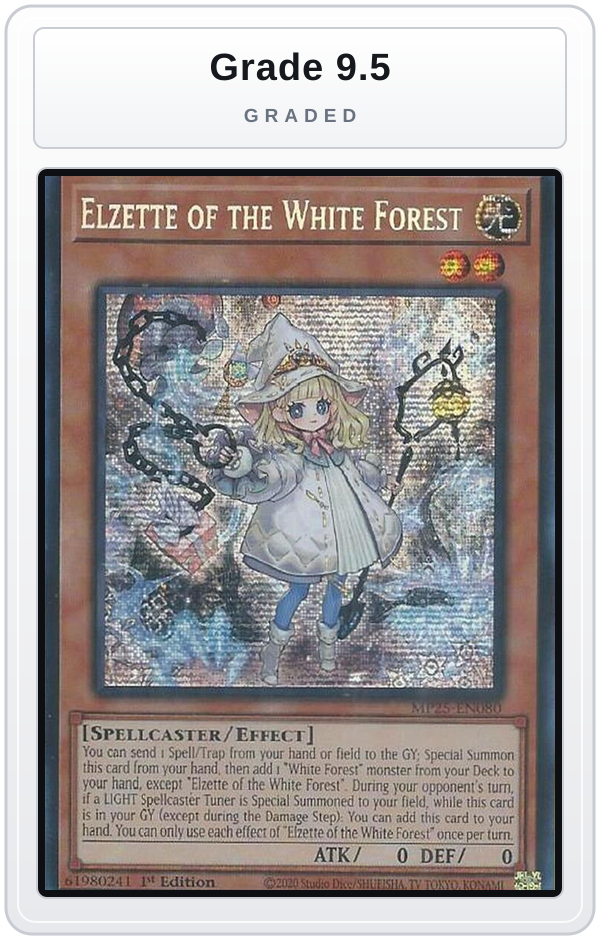 Graded - Elzette of the White Forest — Grade 9.5 graded overlay