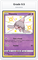 Graded - Hatenna — Grade 9.5 graded overlay