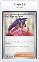 Graded - Iris's Fighting Spirit - 190/217 — Grade 9.5 graded overlay