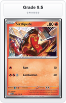 Graded - Sizzlipede — Grade 9.5 graded overlay