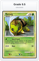 Graded - Turtwig — Grade 9.5 graded overlay