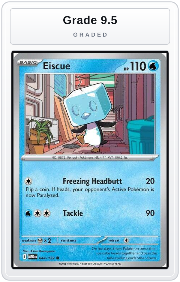 Graded - Eiscue — Grade 9.5 graded overlay