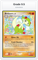 Graded - Breloom — Grade 9.5 graded overlay