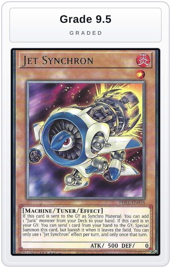 Graded - Jet Synchron — Grade 9.5 graded overlay