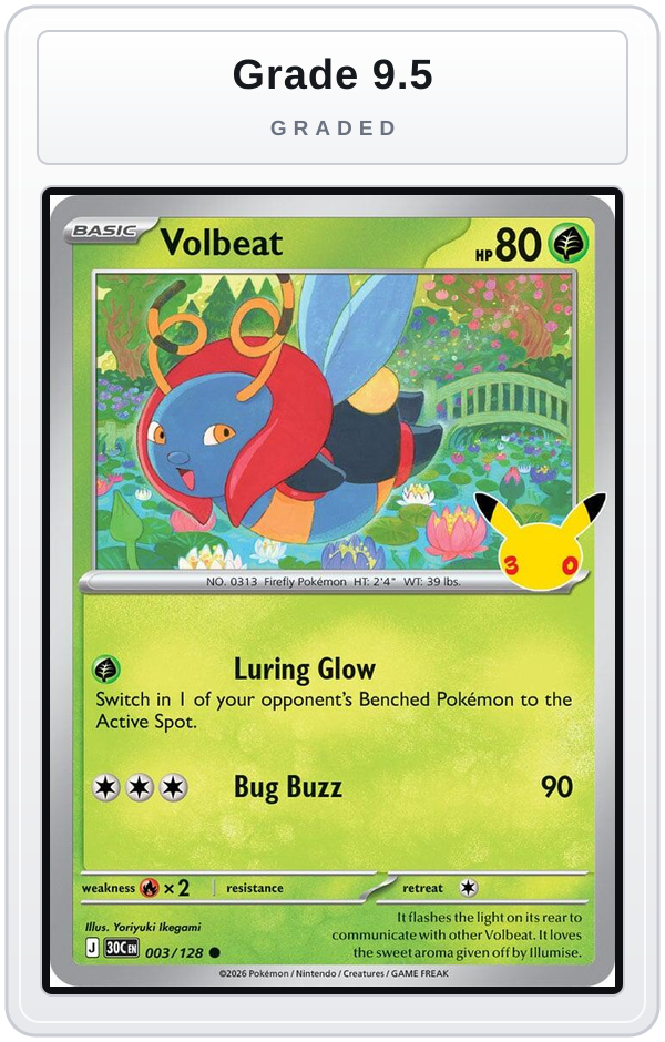 Graded - Volbeat — Grade 9.5 graded overlay