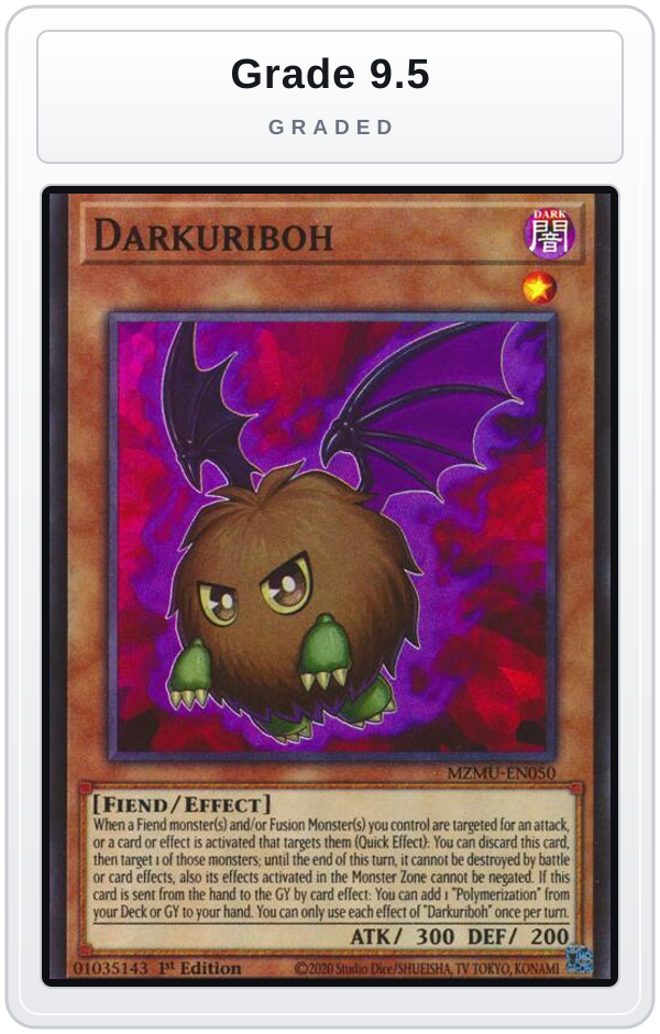 Graded - Darkuriboh — Grade 9.5 graded overlay