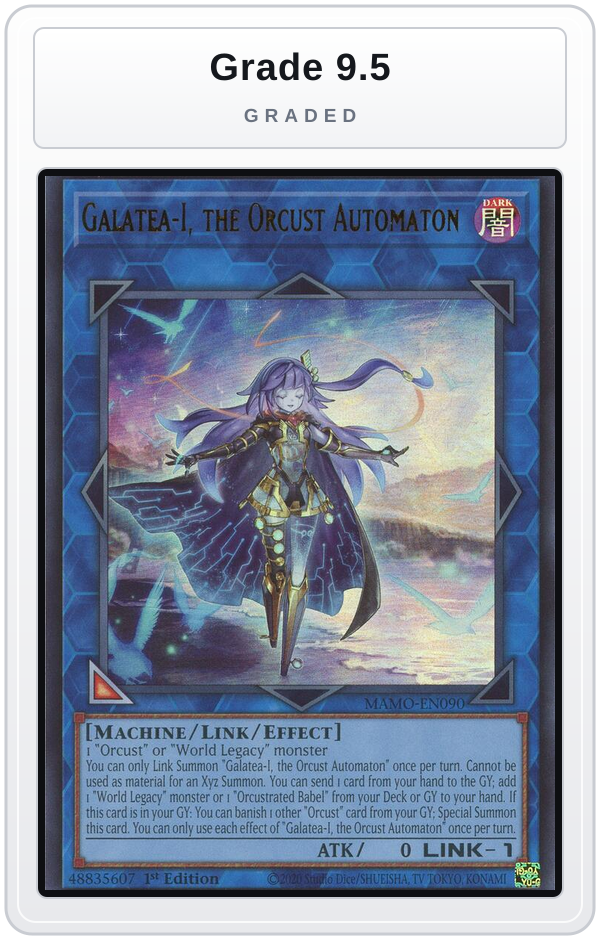 Graded - Galatea-I, the Orcust Automaton — Grade 9.5 graded overlay