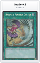 Graded - Harpie's Feather Duster — Grade 9.5 graded overlay