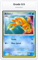 Graded - Buizel — Grade 9.5 graded overlay