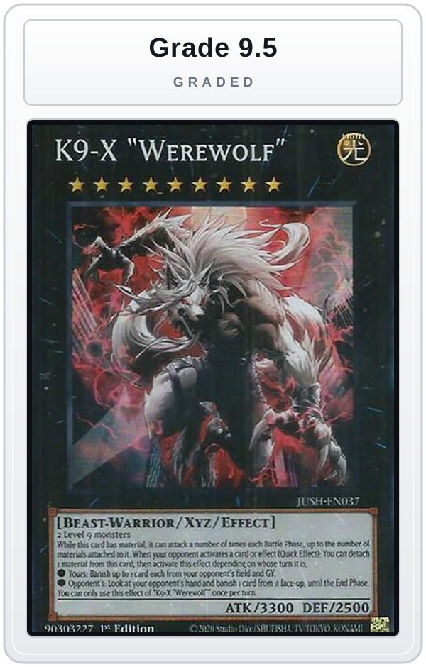 Graded - K9-X "Werewolf" — Grade 9.5 graded overlay