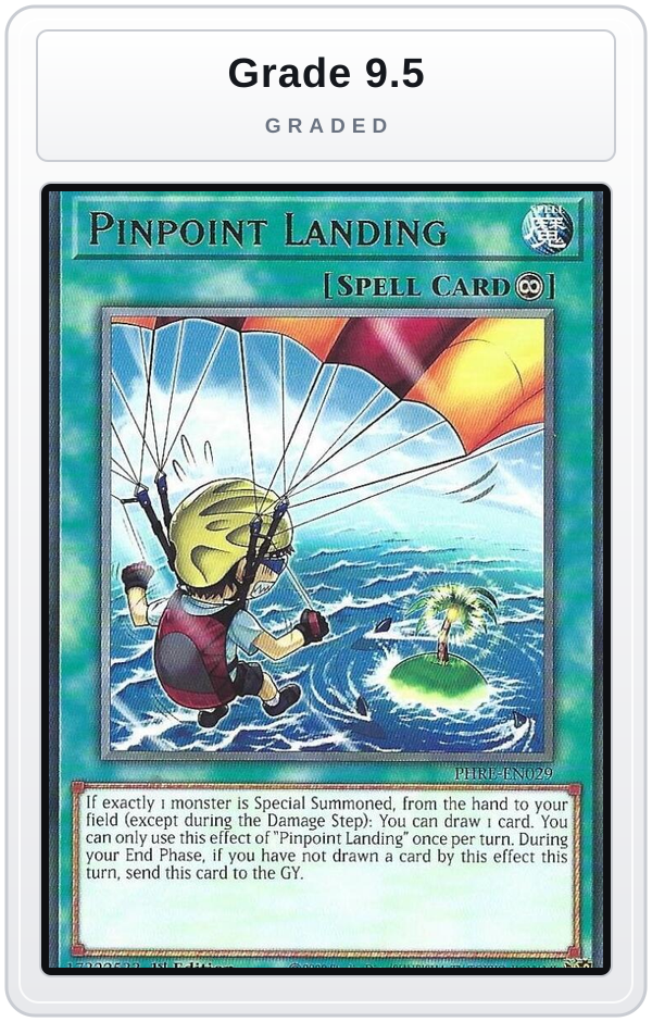 Graded - Pinpoint Landing — Grade 9.5 graded overlay