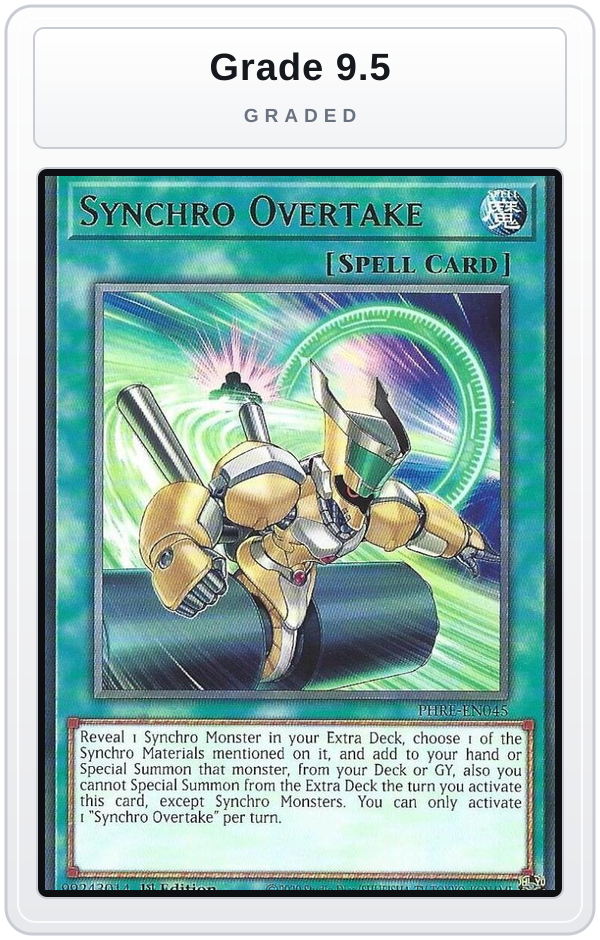 Graded - Synchro Overtake — Grade 9.5 graded overlay