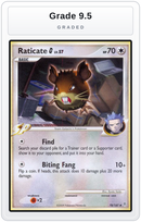 Graded - Raticate G — Grade 9.5 graded overlay