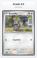Graded - Bunnelby — Grade 9.5 graded overlay