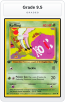 Graded - Koffing — Grade 9.5 graded overlay