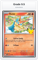 Graded - Victini — Grade 9.5 graded overlay