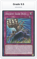 Graded - Ancient Gear Duel — Grade 9.5 graded overlay