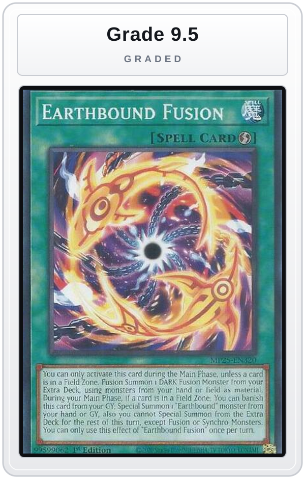 Graded - Earthbound Fusion — Grade 9.5 graded overlay
