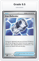 Graded - Iron Defender — Grade 9.5 graded overlay