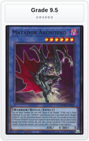 Graded - Matador Archfiend — Grade 9.5 graded overlay