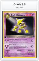 Graded - Dark Alakazam (18) — Grade 9.5 graded overlay