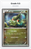Graded - Axew — Grade 9.5 graded overlay