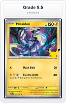 Graded - Miraidon — Grade 9.5 graded overlay