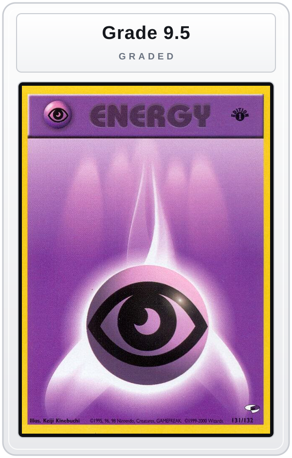 Graded - Psychic Energy — Grade 9.5 graded overlay